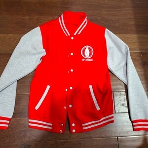 Wool Letterman Red Versity Jacket